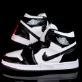 Giày Nike Jordan 1 High Black White (Rep)