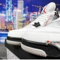 Nike Air Jordan 4 Retro Cement Trắng