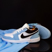 Giày Nike Air Jordan 1 Low White Blue